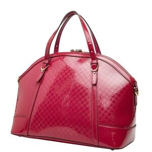 Gucci Pink Enamel Handbag ssima